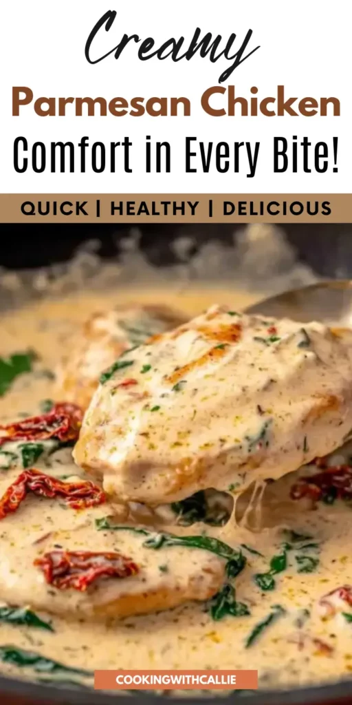 Creamy Parmesan Chicken – Comfort in Every Bite!
