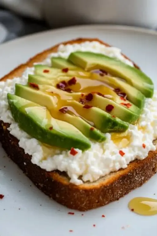 Cottage Cheese Avocado Toast