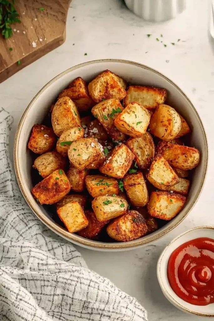 Crispy Air Fryer Breakfast Potatoes