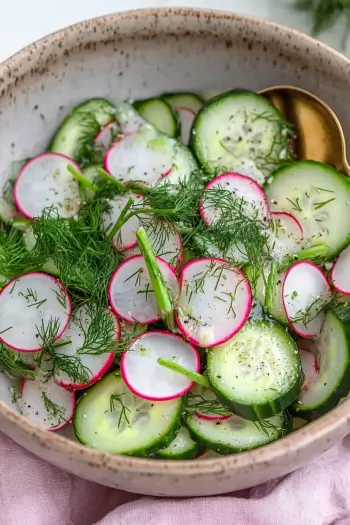 Cucumber Radish Salad