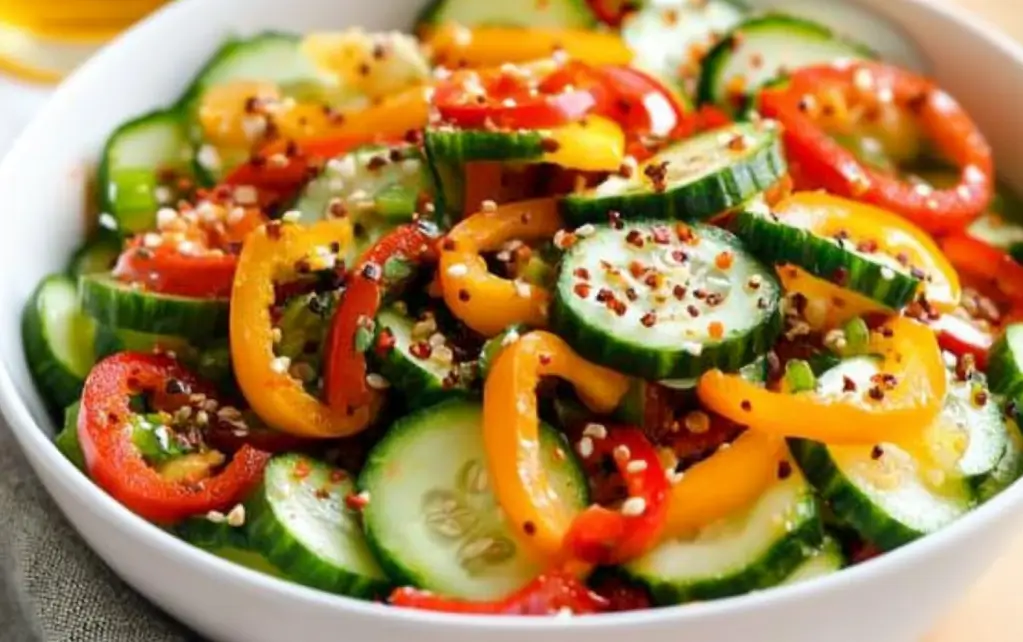 Cucumber Sweet Pepper Salad