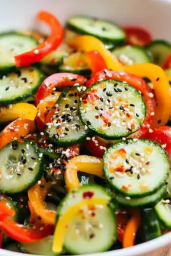 Cucumber Sweet Pepper Salad