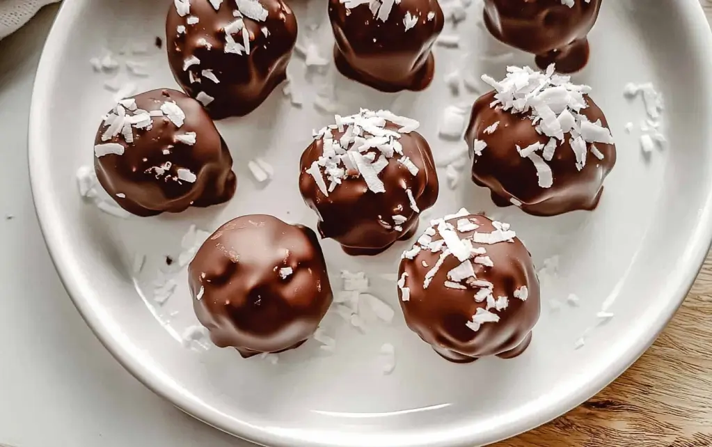 Dark Chocolate Coconut Balls