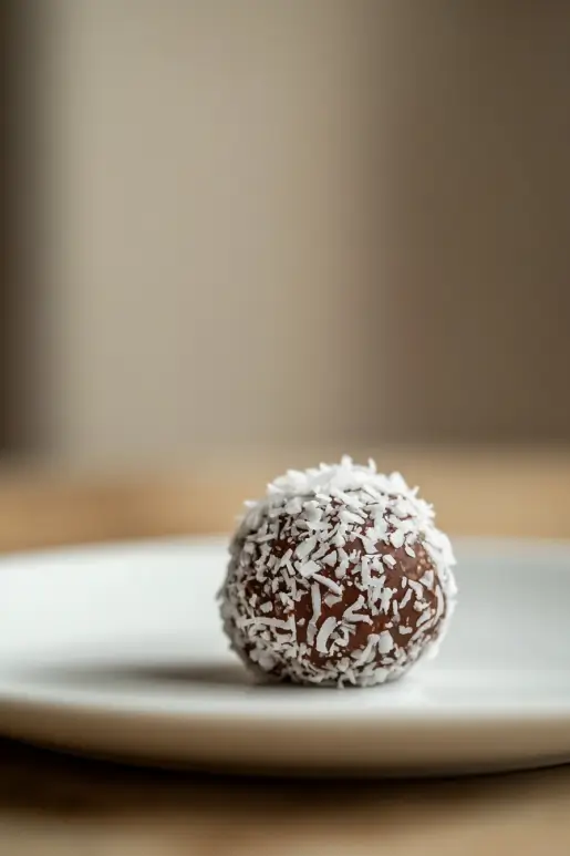 Dark Chocolate Coconut Balls