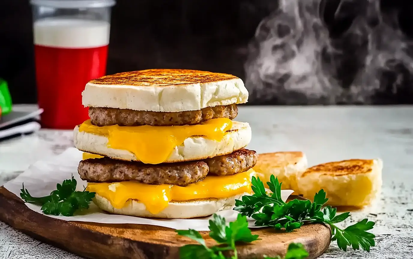Homemade Sausage Egg McMuffin