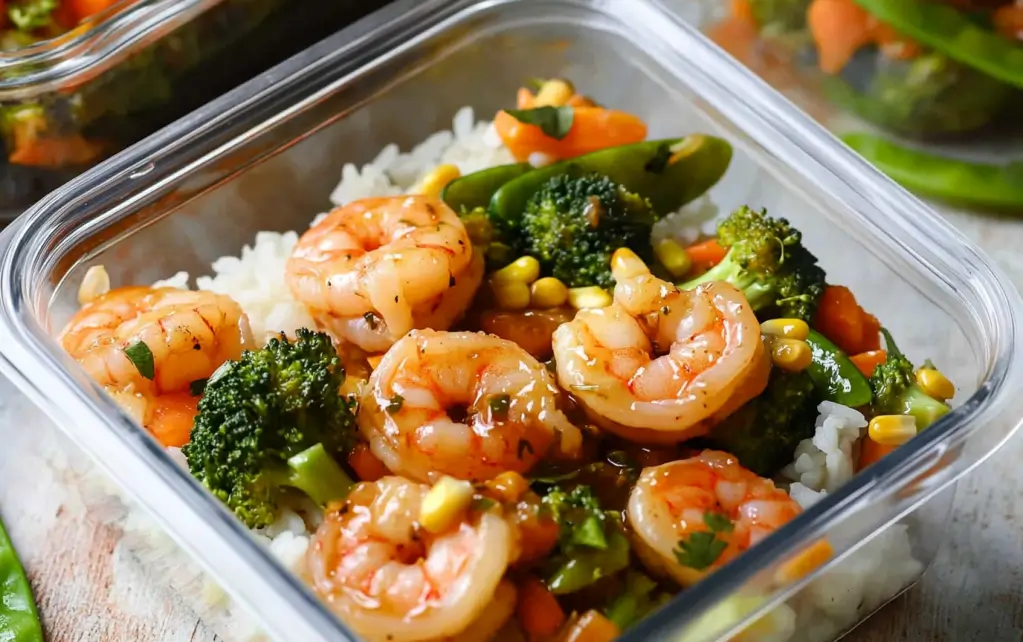 Honey Garlic Shrimp Meal Prep