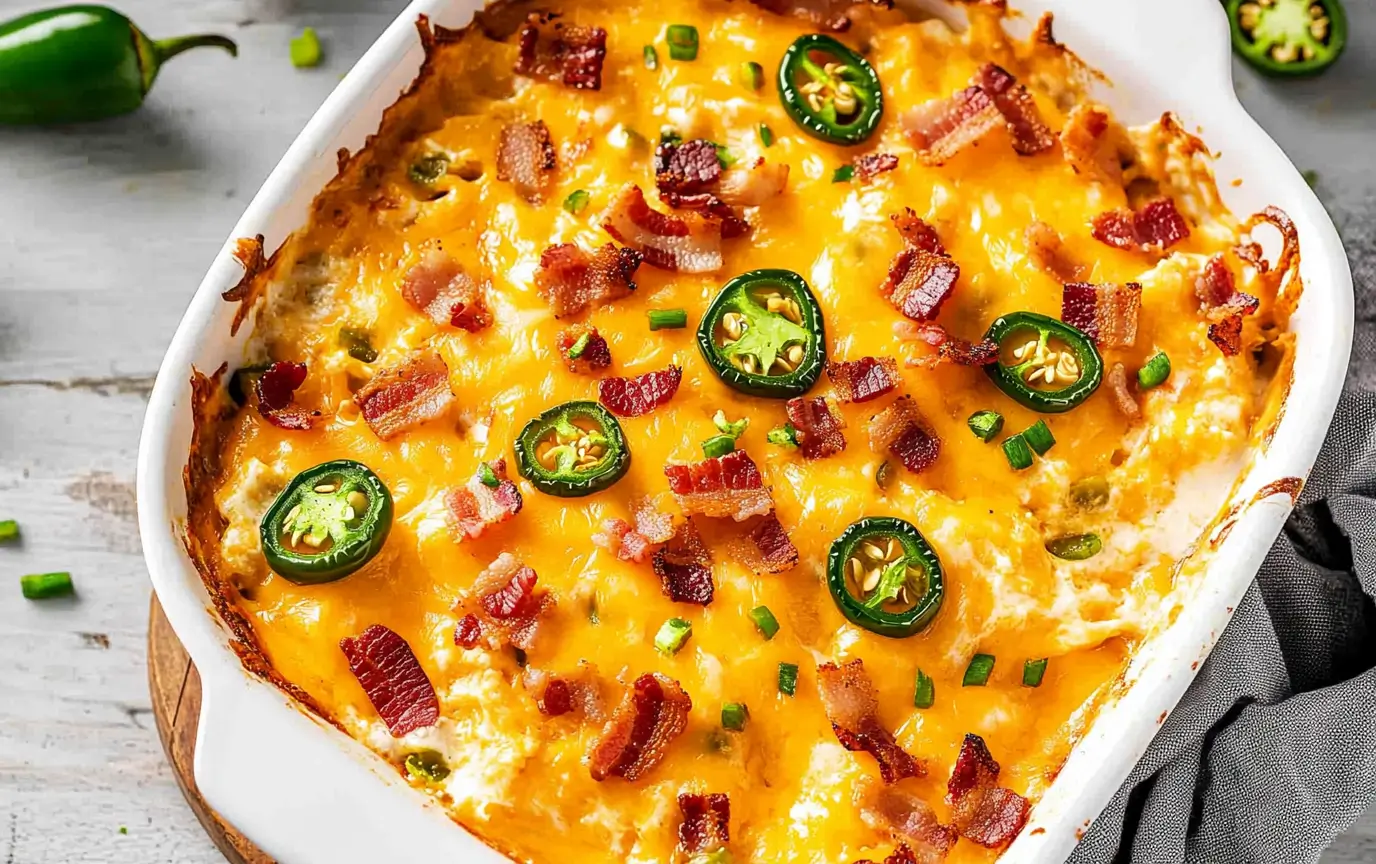 Keto Jalapeño Popper Casserole