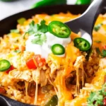 Keto Cheesy Chicken and Veggie Skillet
