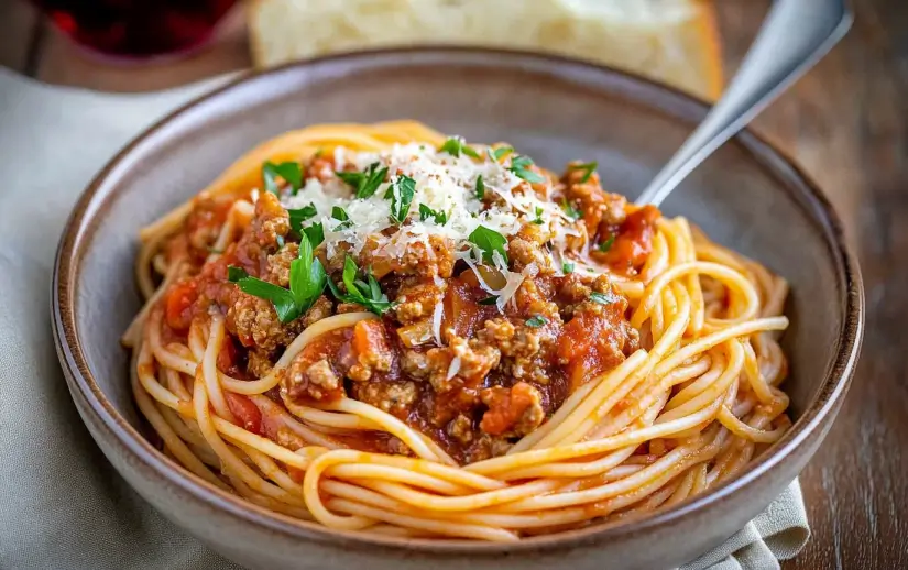 Meaty spaghetti sauce