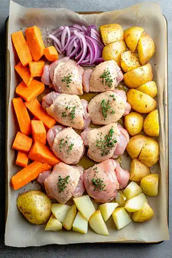 Sheet Pan Chicken Thighs