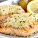 baked salmon with mayo