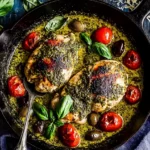 creamy pesto chicken bake