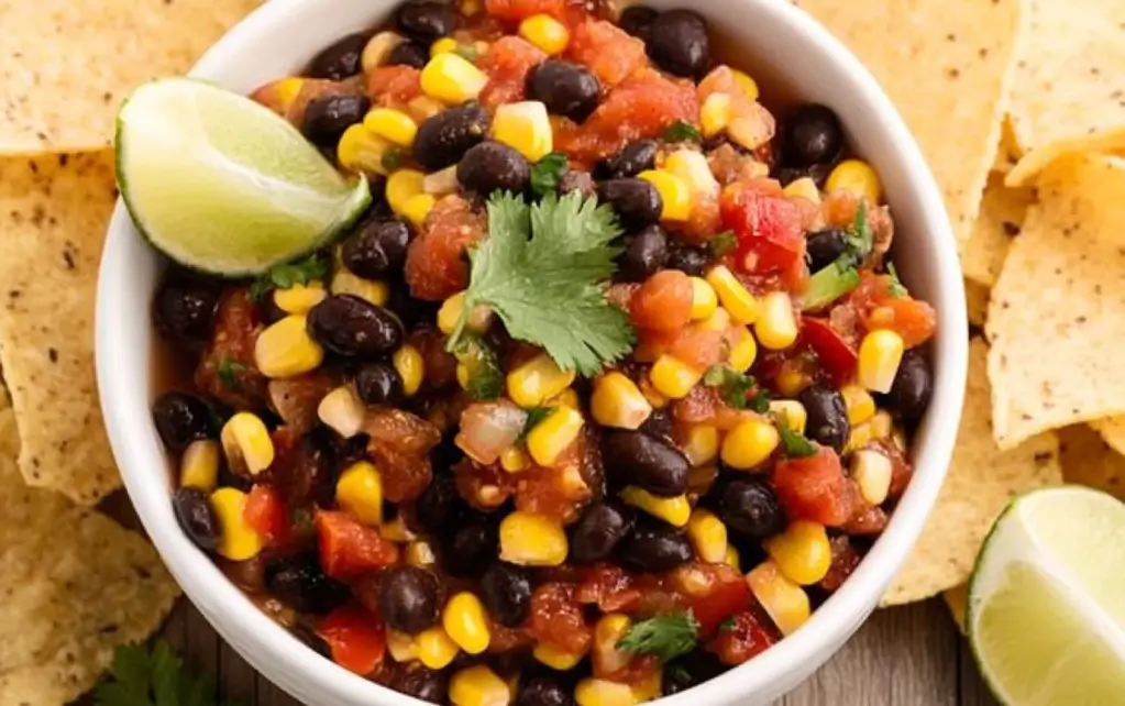 fresh and zesty Black Bean & Corn Salsa