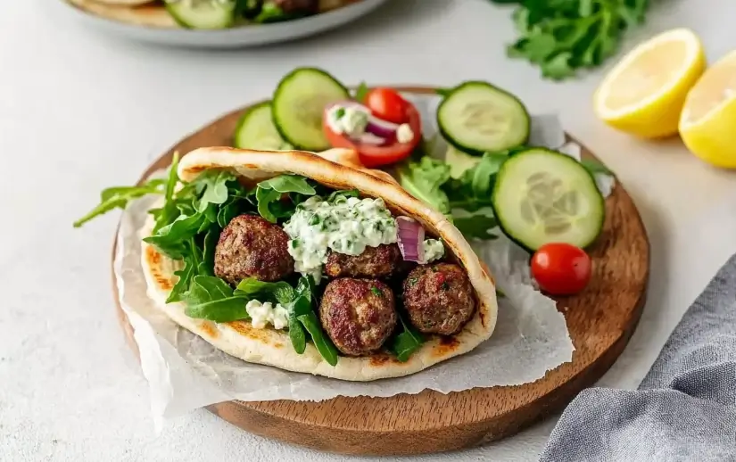 meatball gyro sandwich