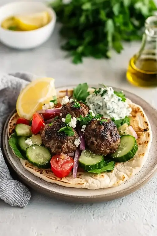 meatball gyro sandwich