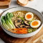 mushroom ramen bowl