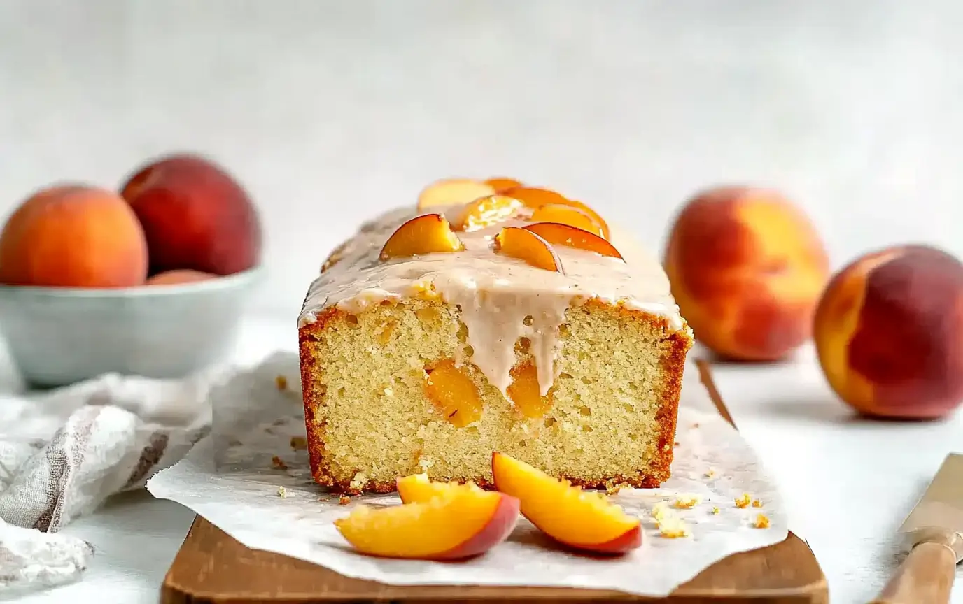 peach cobbler pound cake