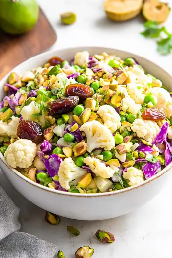 raw cauliflower salad