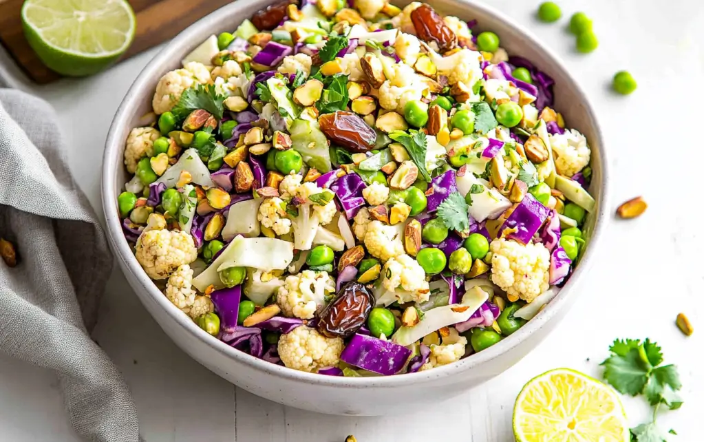 raw cauliflower salad