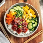 spicy ahi tuna poke bowl
