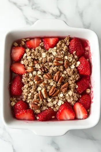 Almond Flour Strawberry Crisp