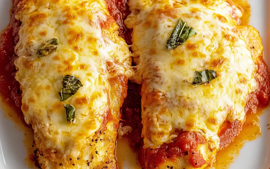 Baked chicken parmesan