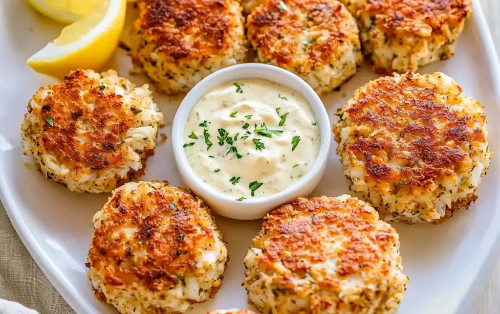 Baked crab cakes