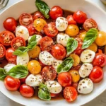 Fresh Cherry Tomato Caprese Salad