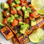 Grilled Salmon with Avocado Salsa