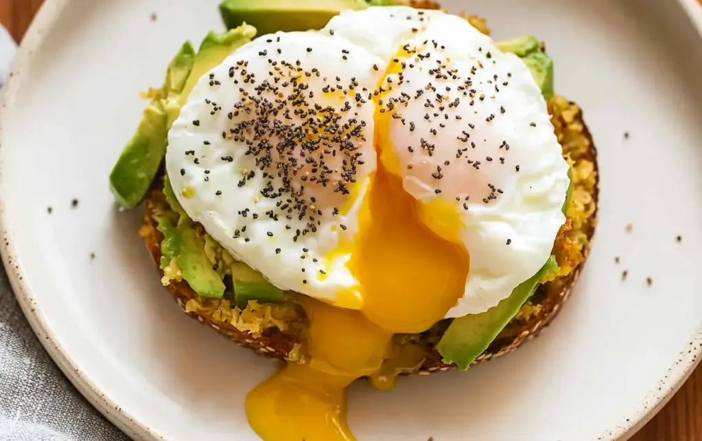 Hash brown avocado toast