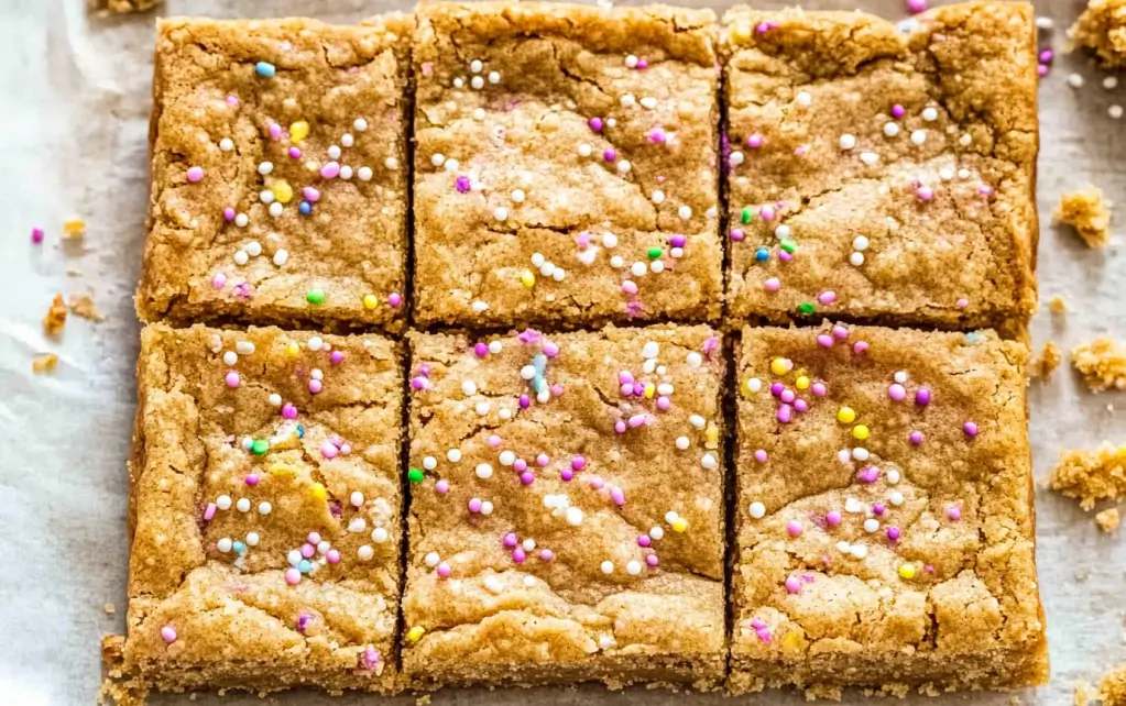 Healthier Almond Flour Sugar Cookie Bars