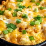 Keto Buffalo Chicken Cauliflower Casserole 3