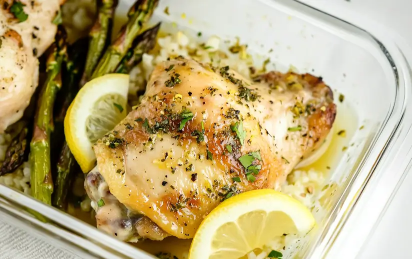 Keto Lemon Garlic Chicken in Creamy Sauce 🍋🧄
