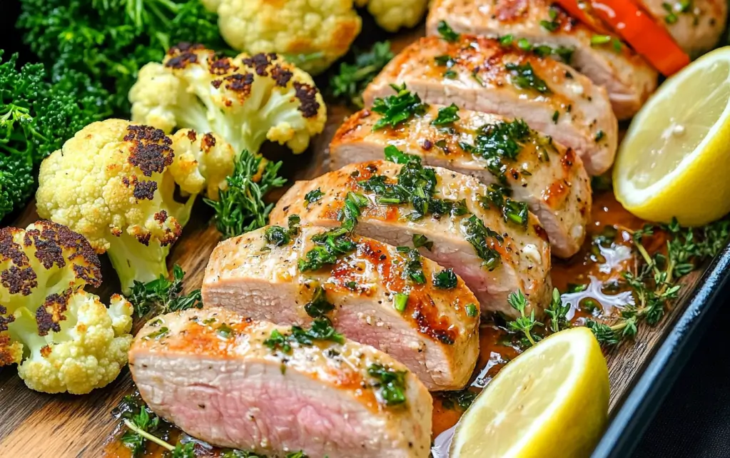Juicy pork tenderloin
