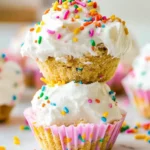No Bake Funfetti Cheesecake Bites 🎉🧁