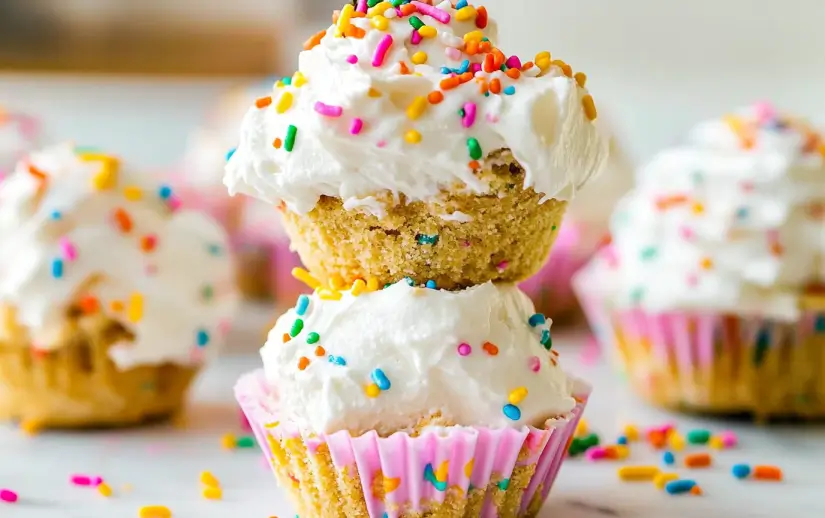 No Bake Funfetti Cheesecake Bites 🎉🧁