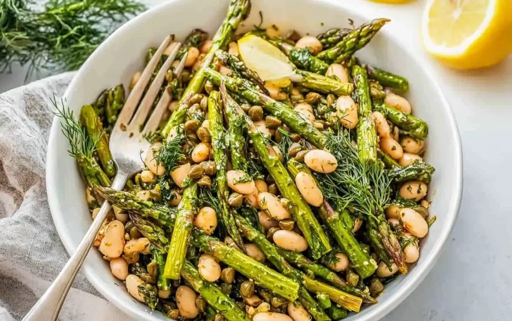 Asparagus White Bean Salad