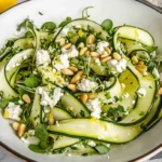 shaved zucchini salad