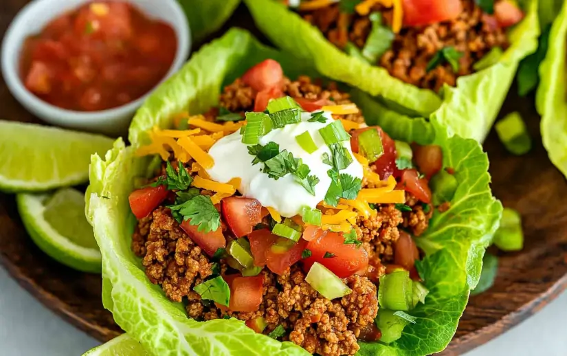 Taco lettuce wraps