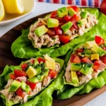 Fresh & Easy Tuna Salad Lettuce Wraps 🥗🐟