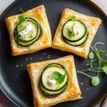 Zucchini tartlets