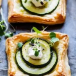 Zucchini tartlets