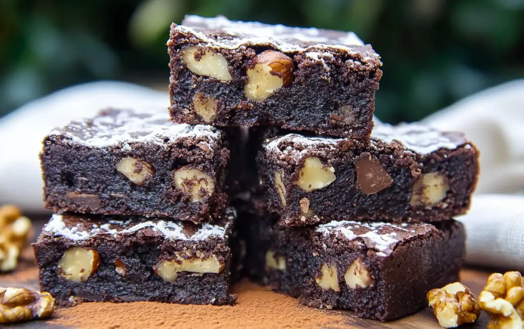 fudgy gluten-free brownies