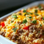Hamburger Rice Casserole