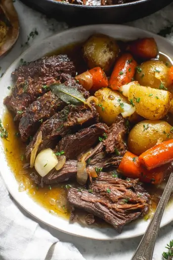 Melt-in-Your-Mouth Dutch Oven Pot Roast