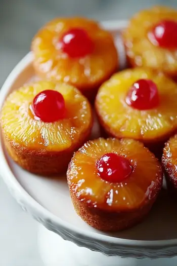 Pineapple Upside-Down Cupcakes