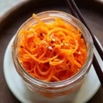 Spicy Korean Carrot Salad (Morkovcha) – Bold, Crunchy & Easy