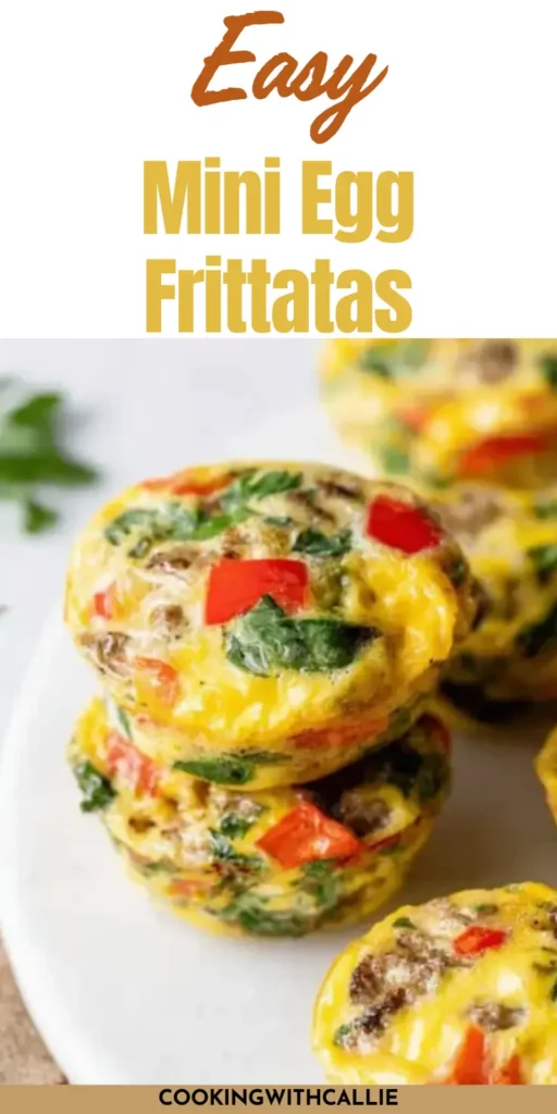 Whip up these protein-packed Mini Egg Frittatas in just 35 minutes! Made in a muffin tin and filled with colorful veggies and sausage (or bacon or ham!), they’re totally customizable and freezer-friendly. Whether you're meal prepping for the week or need a quick grab-and-go breakfast, these are a game changer. Don’t forget to add cheese for extra yum—tap for the full recipe! 🧀🍳