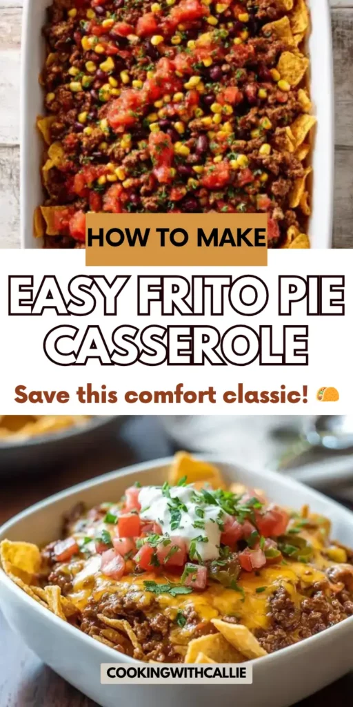 Easy Frito Pie Casserole (Cheesy Tex-Mex!)	