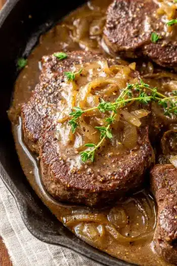 Cozy Fall Beef Tenderloin with Mustard Sauce